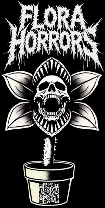 Flora Horrors Logo Sticker